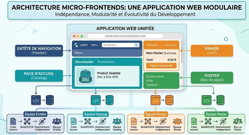 Principes de micro-frontends